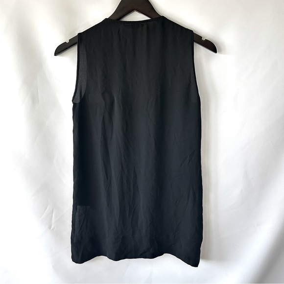 BCBGMaxAzria Women’s Black Antonella V-Neck Faux Wrap Hi Low Tank Top Size XXS - Picture 8 of 8